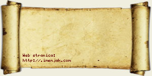 Snežana Aćimac vizit kartica